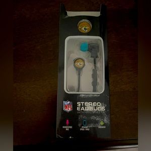 Jacksonville Jaguars NFL Stereo Earbuds
